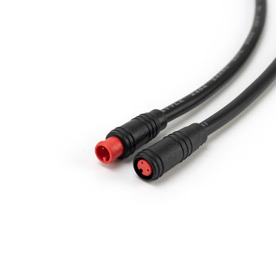 Mini Waterproof Cable Connector IP65 M8 PVC 2A Cuurent, das Ebike-Gebrauch veranschlagt